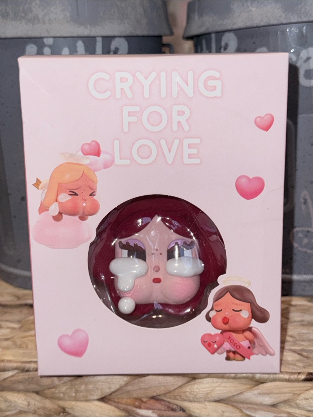 POP MART CRYBABY “CRYING FOR LOVE” ROSE PENDANT